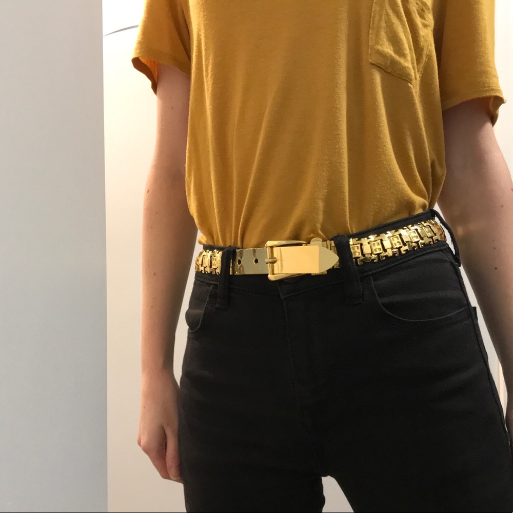 2 for $25 Shiny gold metal belt